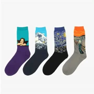 Низкая цена женские хлопковые многоцветные оптовые носки с героями мультфильмов